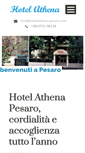 Mobile Screenshot of hotelathena-pesaro.com